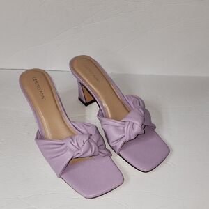 Nwob Lavender Knotted Heels